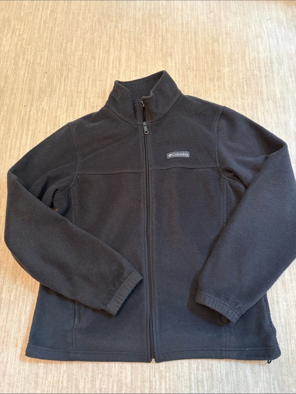 Columbia Men’s Black Full-Zip Fleece Jacket Size M